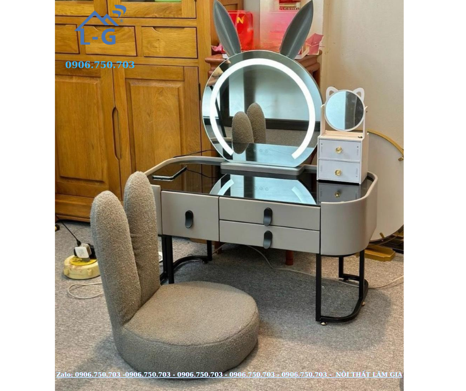 Bàn trang điểm bệt kèm ghế